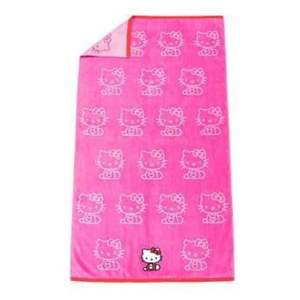 Licensed  Hello Kitty Beach Towel 63” x 34”